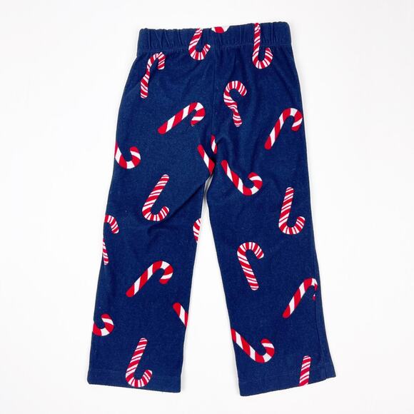 Old Navy Micro Fleece Candy Cane Pajama Pant Bundle XS 5 - Picture 3 of 7